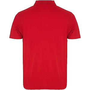 Unisex polokošile s krátkým rukávem, ROLY AUSTRAL, červená, vel. M
