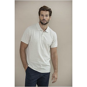 Unisex polokošile s krátkým rukávem z recyklované bavlny i polyesteru, ELEVATE EMERALD, černá, vel. M