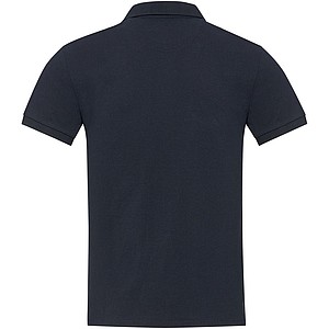 Unisex polokošile s krátkým rukávem z recyklované bavlny i polyesteru, ELEVATE EMERALD, navy, vel. M