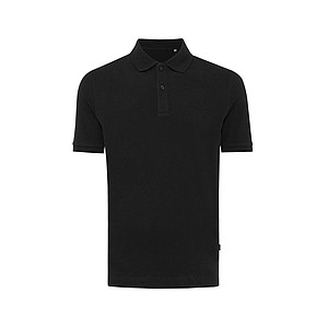 Unisex polotriko Iqoniq Yosemite z recyklované bavlny, černá, M