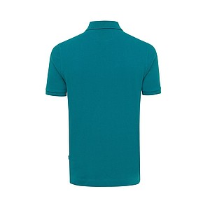Unisex polotriko Iqoniq Yosemite z recyklované bavlny, tyrkysová, XL