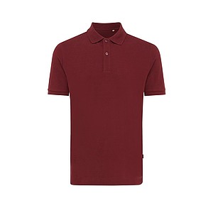 Unisex polotriko Iqoniq Yosemite z recyklované bavlny, vínová, XL