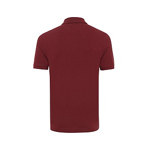 Unisex polotriko Iqoniq Yosemite z recyklované bavlny, vínová, XL