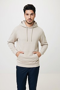 Unisex recyklovaná mikina Iqoniq s kapucí, světle modrá, L