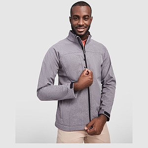 Unisex softshellová bunda, ROLY RUDOLPH, tmavě šedá, vel. XL