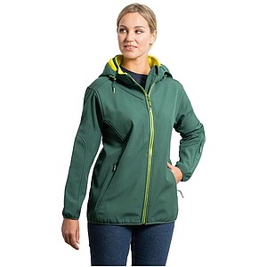 Unisex softshellová bunda, ROLY SIBERIA, tmavě zelená, vel. L