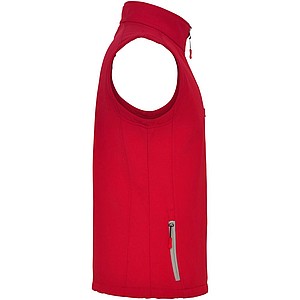 Unisex softshellová vesta, ROLY NEVADA, červená, vel. S