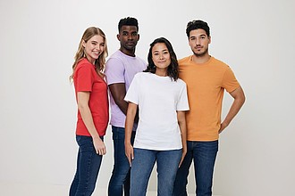 Unisex tričko Iqoniq Bryce z recyklované bavlny, vínová, L