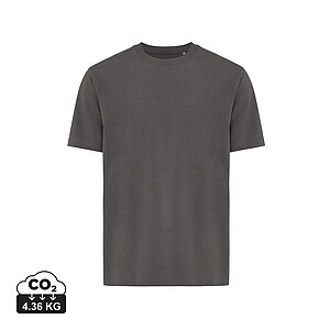 Unisex tričko IQONIQ Nikko, velikost 3XL, antracitová - trička s potiskem