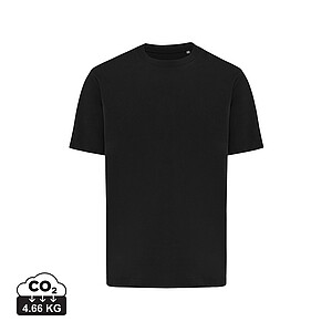 Unisex tričko IQONIQ Nikko, velikost 4XL, černá - firemní trička s potiskem