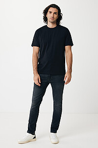 Unisex tričko Iqoniq Sierra z recyklované bavlny, černá, 4XL