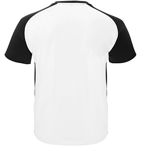 Unisex tričko Roly Bugatti, bílá/černá, velikost S