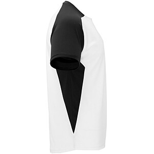 Unisex tričko Roly Bugatti, bílá/černá, velikost S