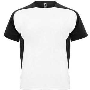 Unisex tričko Roly Bugatti, bílá/černá, velikost XL