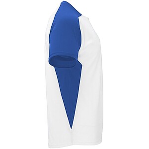 Unisex tričko Roly Bugatti, bílá/královská modrá, velikost XL