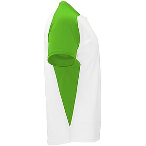 Unisex tričko Roly Bugatti, bílá/zelená, velikost XL