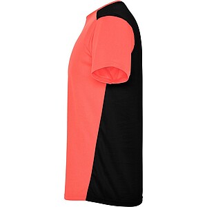 Unisex tričko Roly Detroit, fluorescenční korálová, velikost M