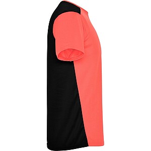Unisex tričko Roly Detroit, fluorescenční korálová, velikost M