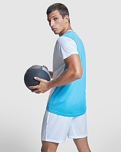 Unisex tričko Roly Detroit, fluorescenční korálová, velikost XL