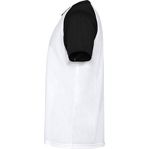 Unisex tričko Roly Indianapolis, bílá/černá, velikost L