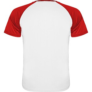 Unisex tričko Roly Indianapolis, bílá/červená, velikost S