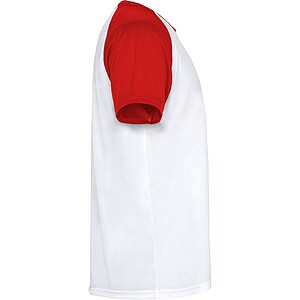Unisex tričko Roly Indianapolis, bílá/červená, velikost S