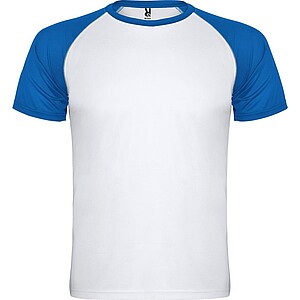 Unisex tričko Roly Indianapolis, bílá/královská modrá, velikost XL - sportovní trička s vlastním potiskem