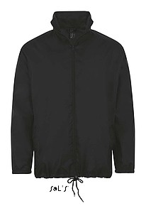 Unisex větrovka SOLS SHIFT - UNISEX WATER REPELLENT WINDBREAKER, černá, XS