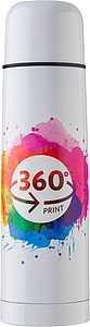 URAL Vakuová termoska z nerezové oceli, 500 ml, bílá
