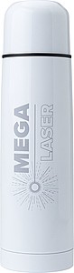 URAL Vakuová termoska z nerezové oceli, 500 ml, bílá
