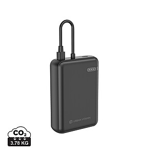 Urban Vitamin PD powerbanka z RCS recyklovaného plastu 10000mAh 20W, černá - reklamní předměty