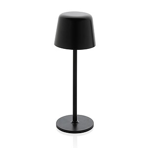 USB dobíjecí stolní lampa z RCS recyklovaného plastu, černá - reklamní předměty