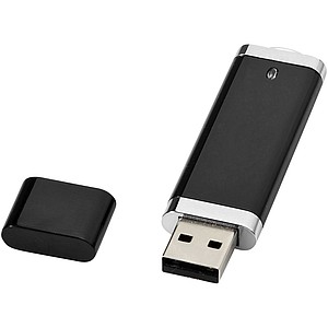 USB Flat, 4GB, černá, cena na vyžádání - reklamní předměty