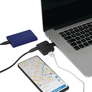 USB hub, černá