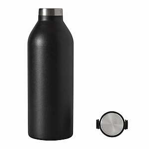 Vakuově izolovaná láhev 600 ml, černá