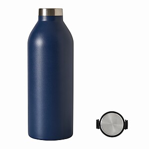 Vakuově izolovaná láhev 600 ml, tmavě modrá