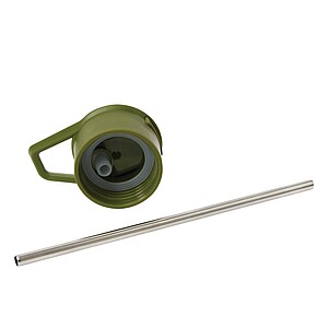 Vakuově izolovaná láhev na pití 600 ml, vojenská zelená