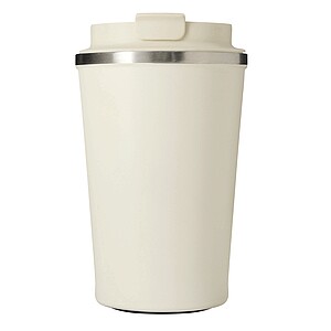 Vakuově izolovaný cestovní termohrnek 350 ml, béžová