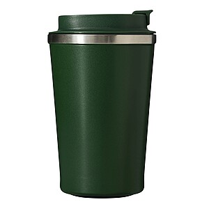 Vakuově izolovaný cestovní termohrnek 350 ml, vojenská zelená