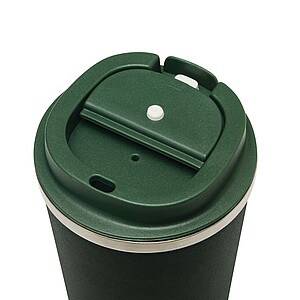 Vakuově izolovaný cestovní termohrnek 350 ml, vojenská zelená