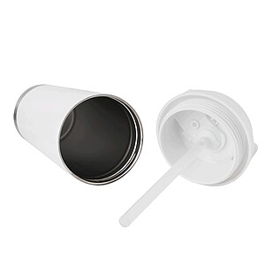 Vakuově izolovaný cestovní termohrnek 500 ml, bílá