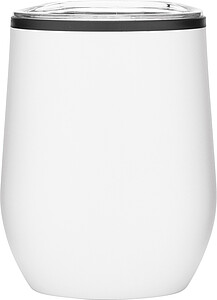 Vakuový cestovní termohrnek BOWLY, bílý