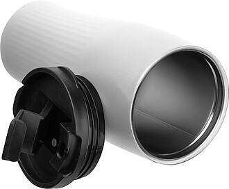 Vakuový nerezový termohrnek 500 ml, bílá