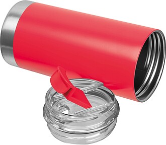 Vakuový termohrnek z nerezové oceli CrisMa 480 ml, červená