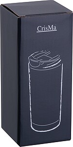 Vakuový termohrnek z nerezové oceli CrisMa 480 ml, červená