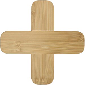 Velká bambusová podložka, béžová