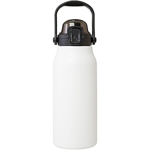 Velká láhev na pití, 1,6 l, z recyklované nerezové oceli, bílá