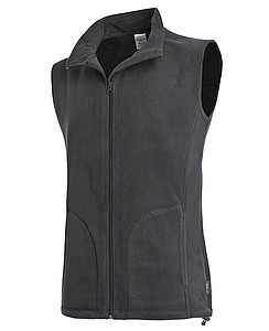 Vesta STEDMAN ACTIVE FLEECE VEST MEN šedá L - vesta s potiskem