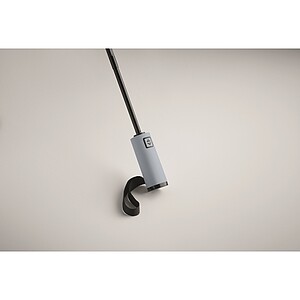 Větruodolný skládací deštník, jemně modrá