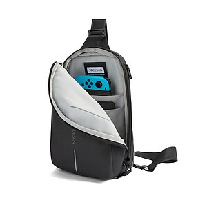Voděodolná crossbody taška, černá